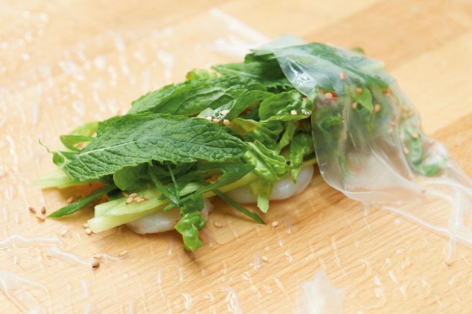 Vietnamesische Sommerrollen Vietnamesische Sommerrollen