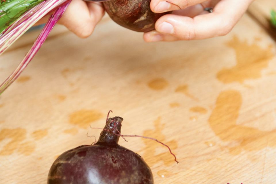 Rote Bete Piccata Rezept Essen Und Trinken