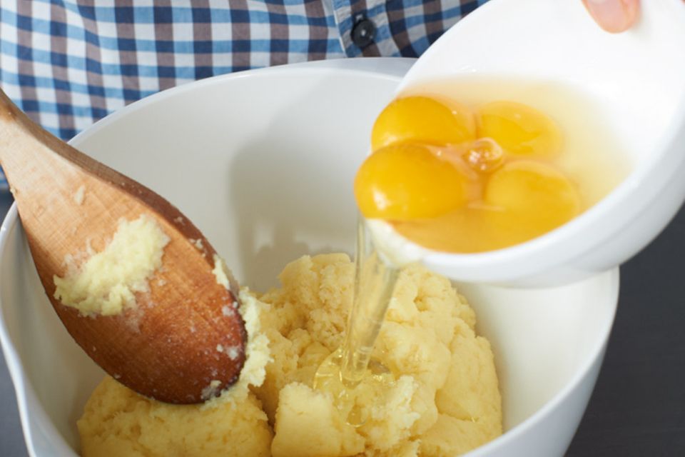 Griessknödel mit Nougatfüllung