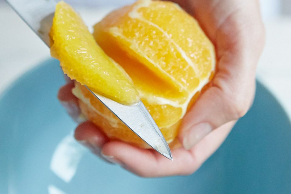 Grapefruit-Orangenmakronen-Rolle