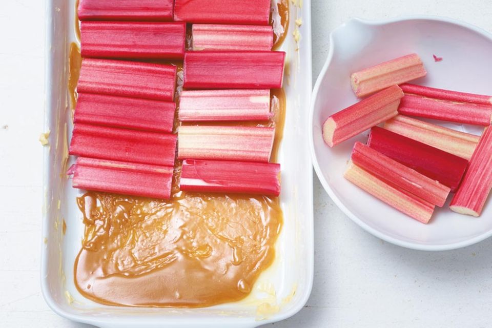Rhabarber-Tarte-Tatin Rhabarber-Tarte-Tatin