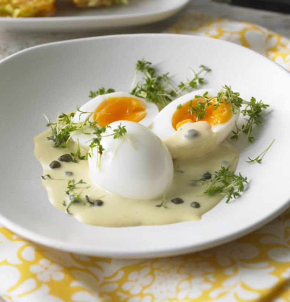 Eier in Kapern-Senf-Sauce Eier in Kapern-Senf-Sauce