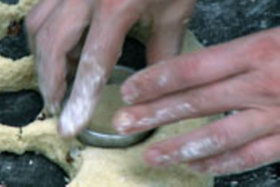 Scones ausstechen