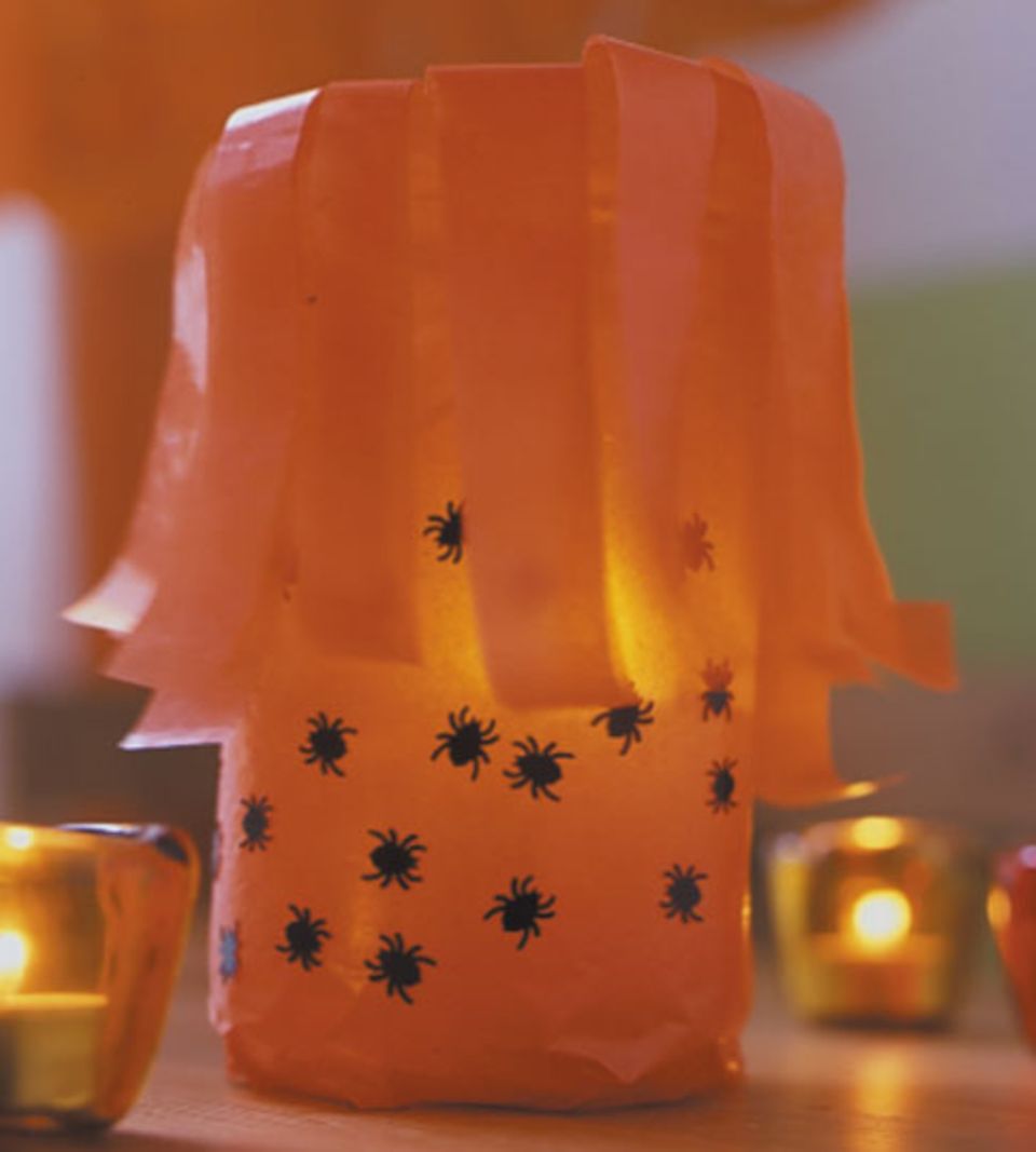 Tolle Tischdeko: Halloween-Windlichter Tolle Tischdeko: Halloween-Windlichter
