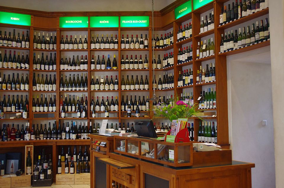 Das Ladengeschäft der Wein & Glas Compagnie in Berlin. Das Ladengeschäft der Wein & Glas Compagnie in Berlin.