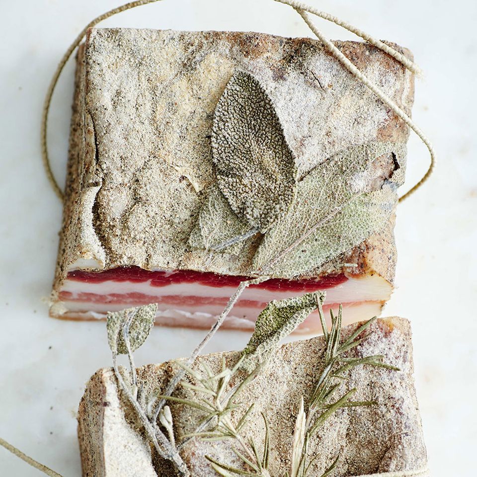 Italienischer Bauchspeck: Pancetta Italienischer Bauchspeck: Pancetta