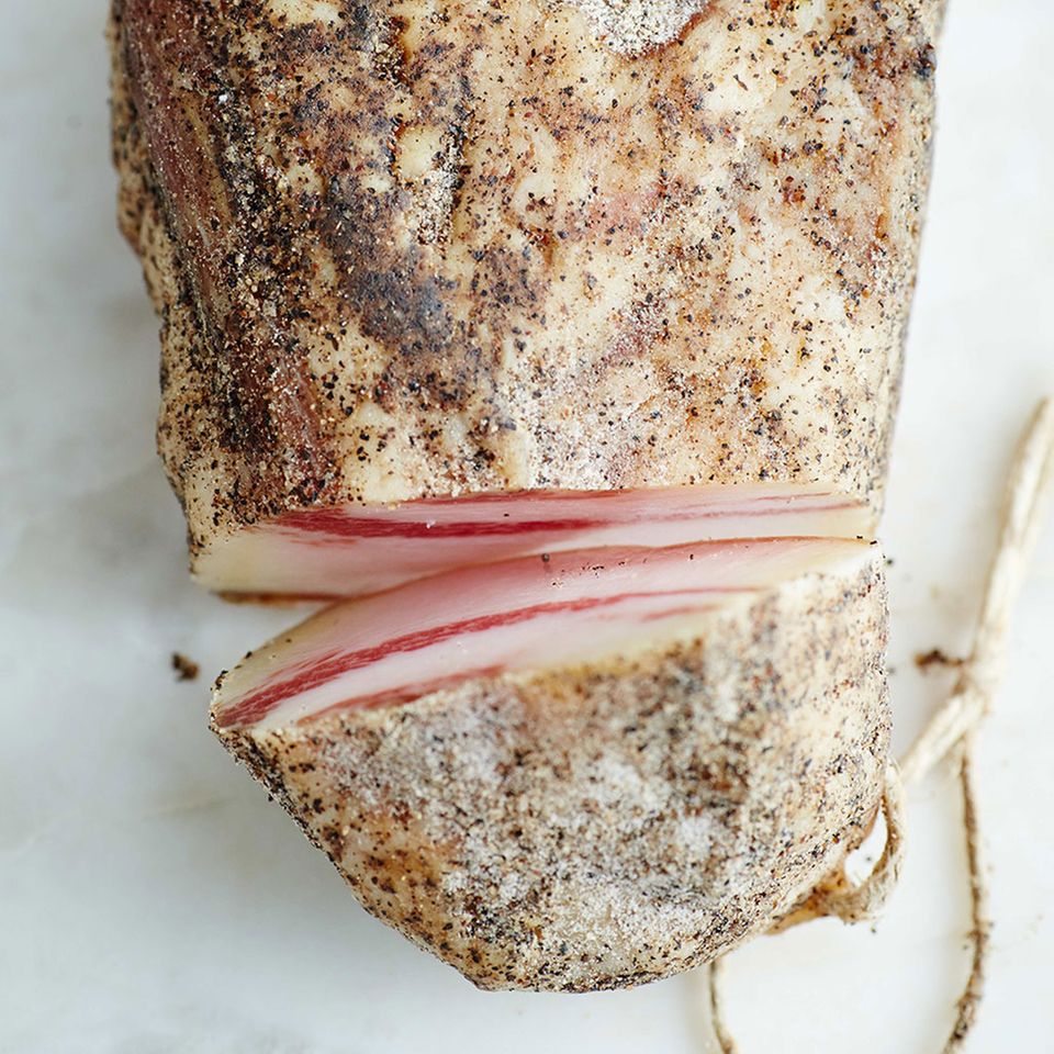 Italienischer Wangenspeck: Guanciale Italienischer Wangenspeck: Guanciale