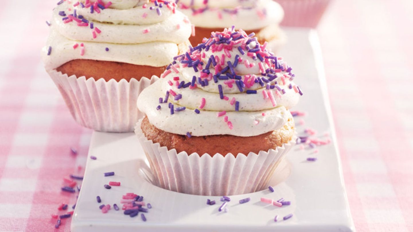 Vanilla-Cupcakes Rezept