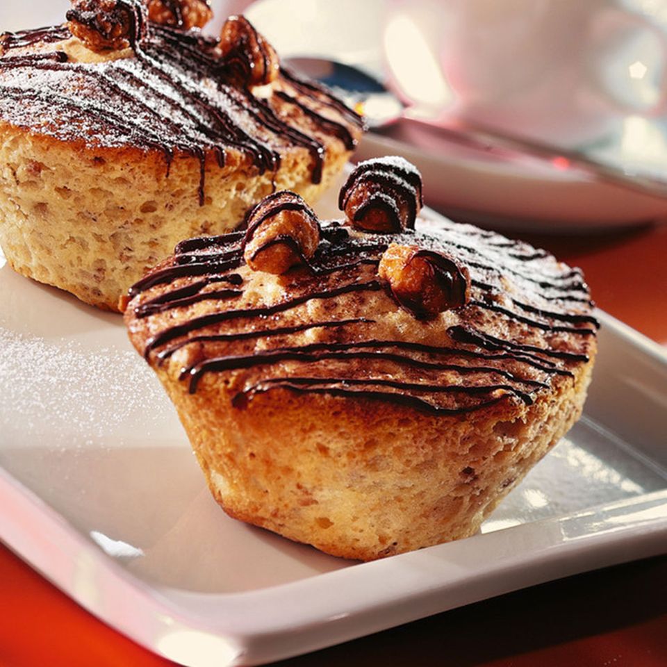 Preiselbeer-Nuss-Muffins