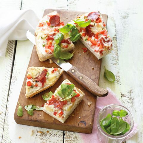 Schnelle Fladenbrotpizza