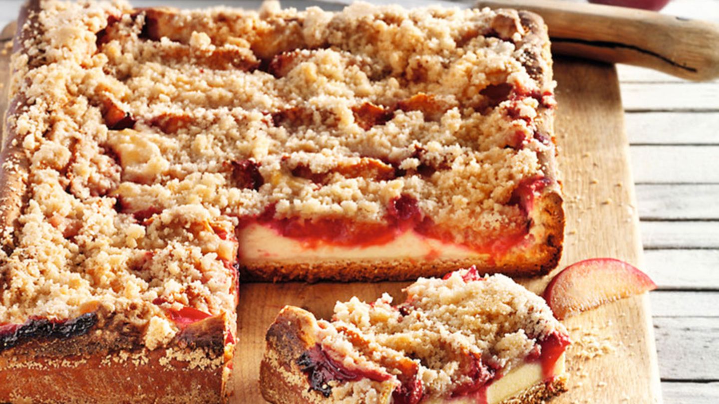 Quarkkuchen mit Zwetschgen Rezept