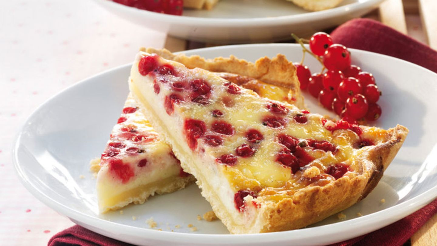 Johannisbeer-Vanille-Tarte Rezept