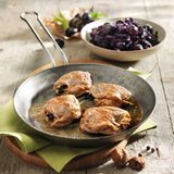 Gefülltes Schweinefilet mit Trauben-Rotkohl