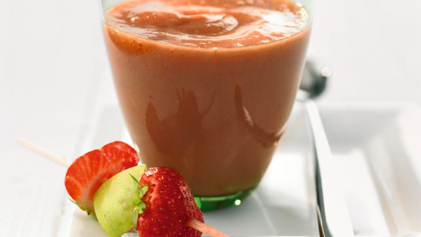 Rhabarber-Erdbeer-Smoothie Rezept - [ESSEN UND TRINKEN]