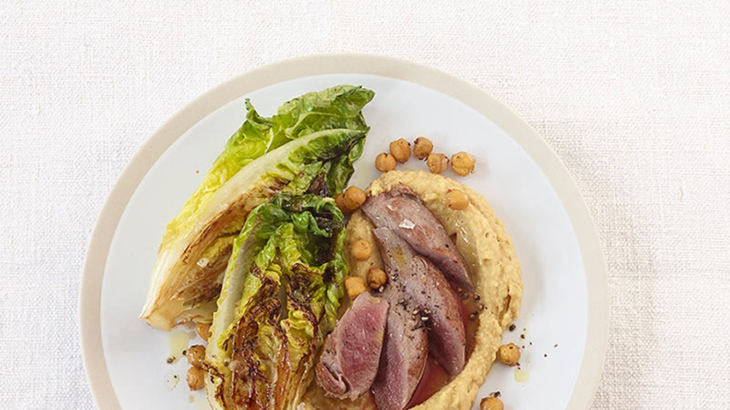 Lammfilet mit Hummus Rezept