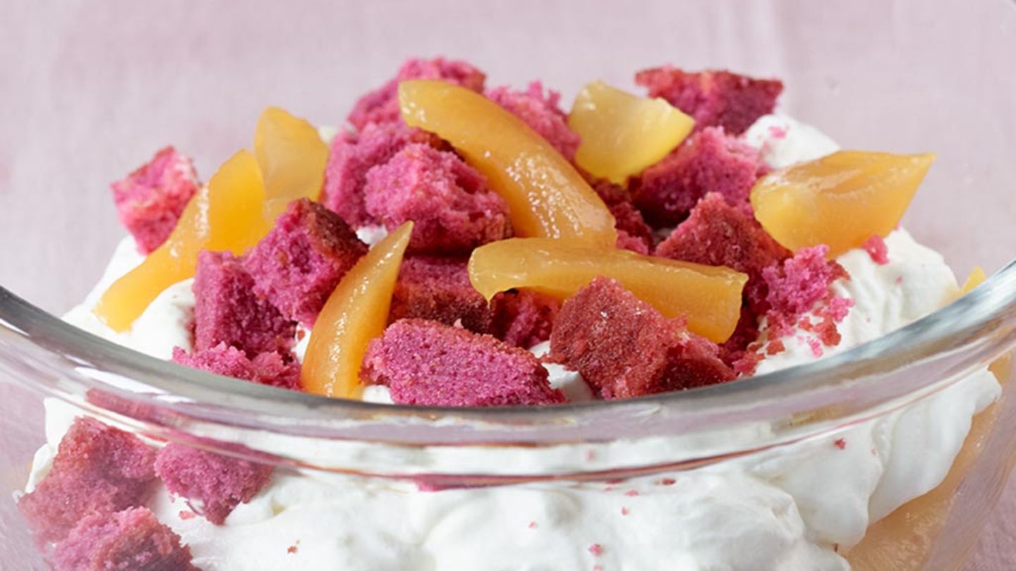 Aprikosen-Trifle Rezept