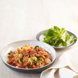 Tomaten-Bohnen-Pasta