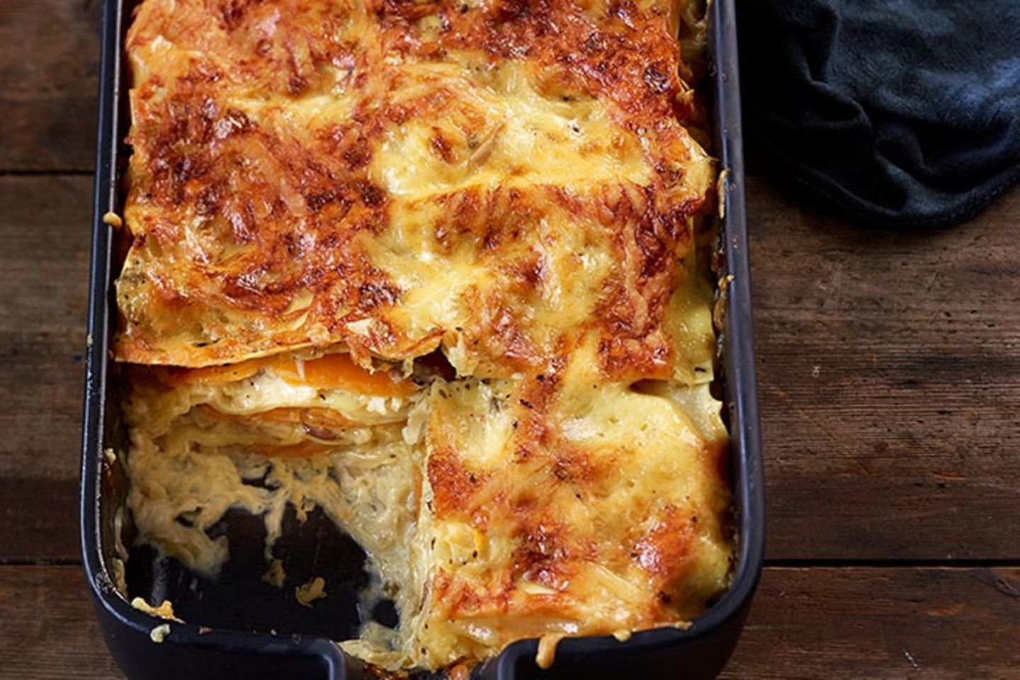 Kurbis Sauerkraut Lasagne Rezept Essen Und Trinken 