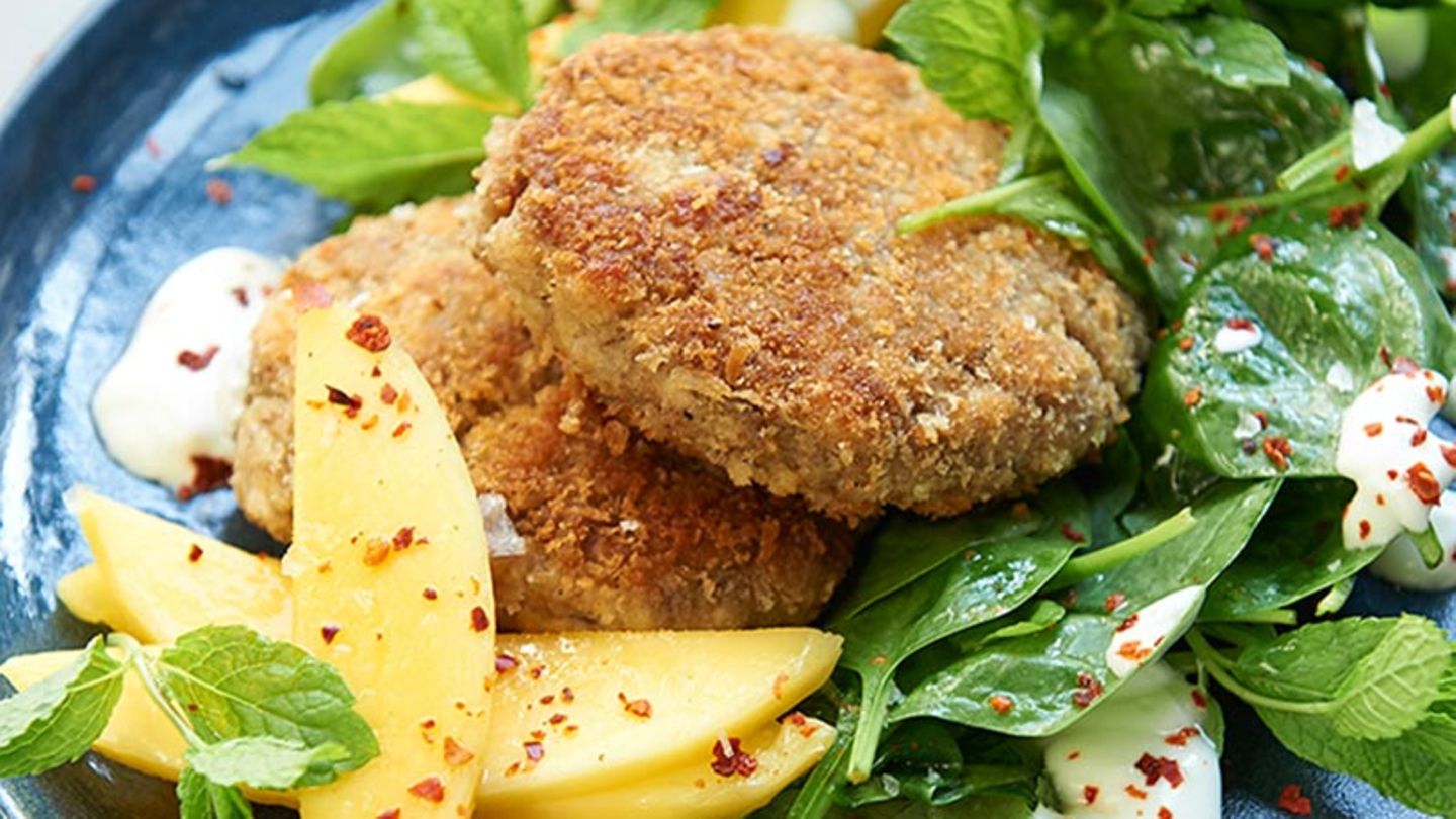 Hähnchen-Linsen-Buletten Rezept