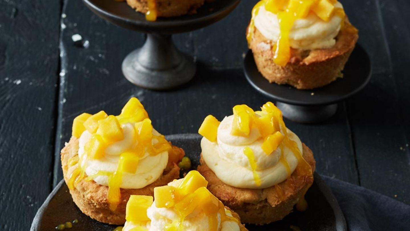 Ananas-Mango-Cupcakes Rezept - [ESSEN UND TRINKEN]