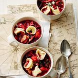 Borschtsch mit Pelmeni