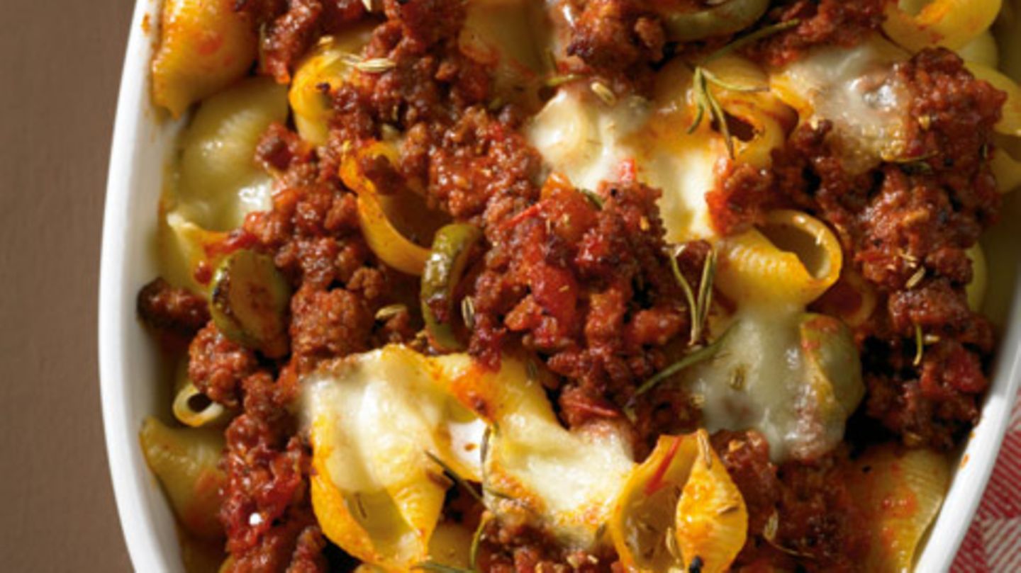 Nudel-Hackfleisch-Auflauf Rezept