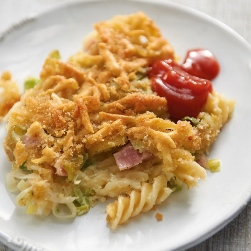 Nudelauflauf mit Kruste Rezept - [ESSEN UND TRINKEN]