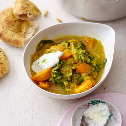 Linsen-Spinat-Curry