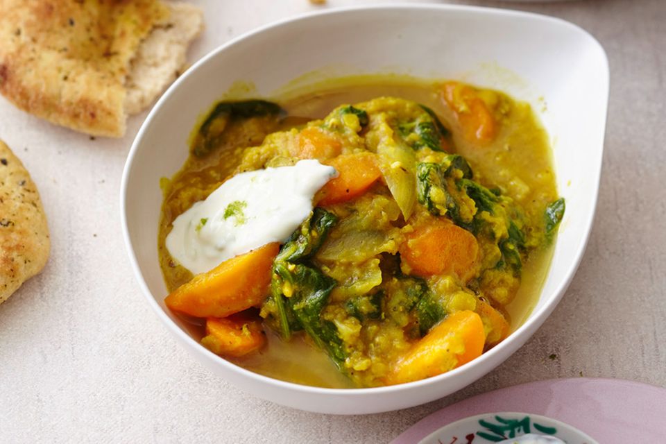 Linsen-Spinat-Curry Linsen-Spinat-Curry