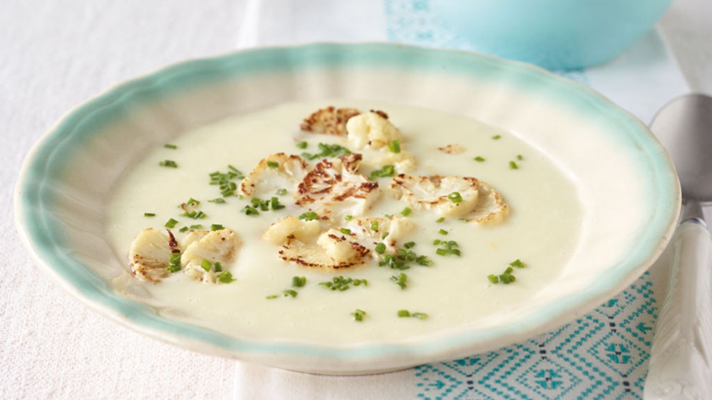 Blumenkohlcremesuppe: schnell & einfach