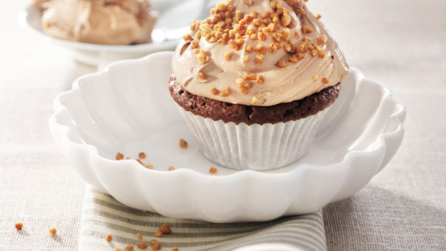 Nuss-Nougat-Cupcakes Rezept