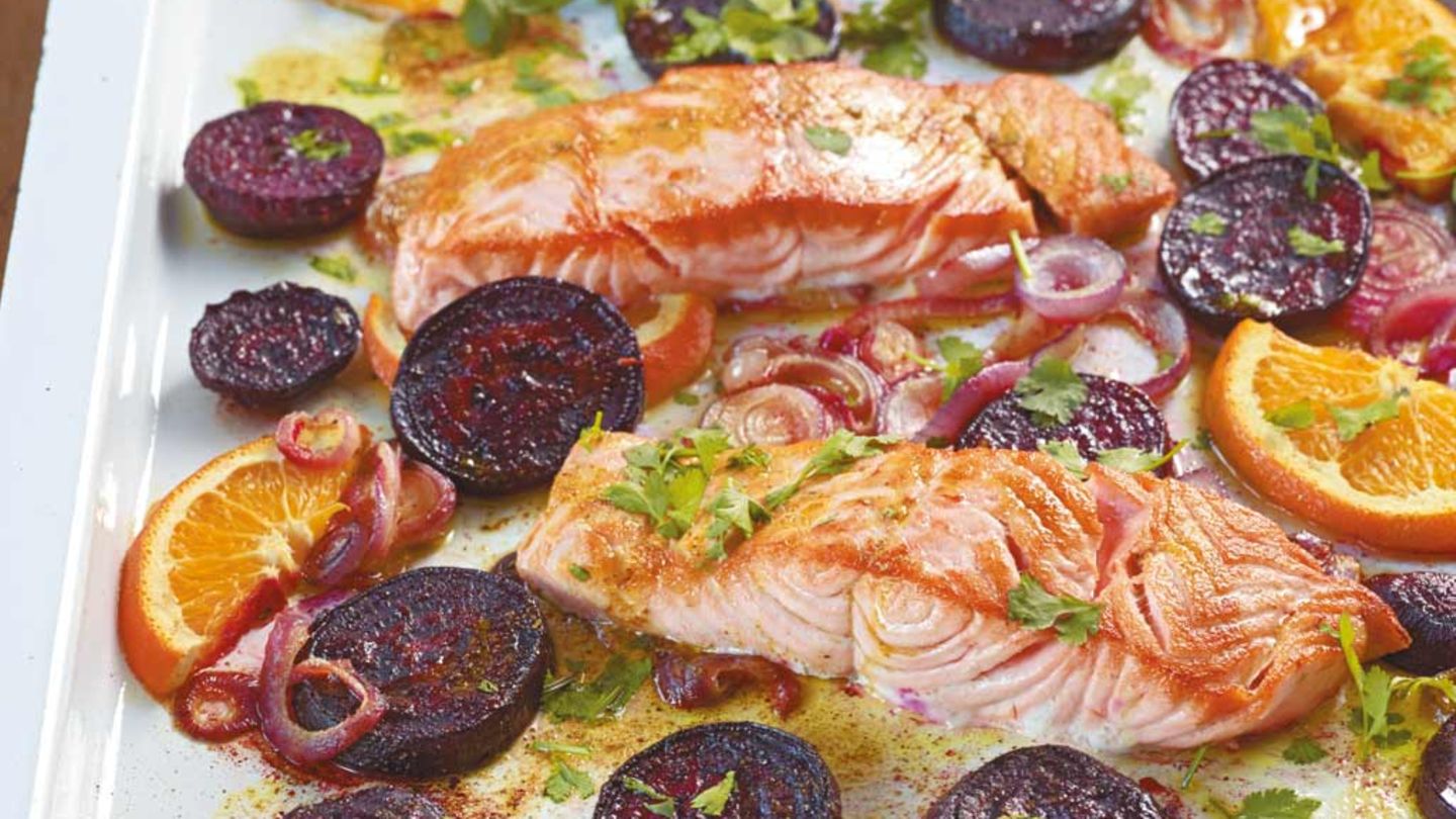 Lachs mit Roter Bete Rezept