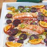 Lachs mit Roter Bete