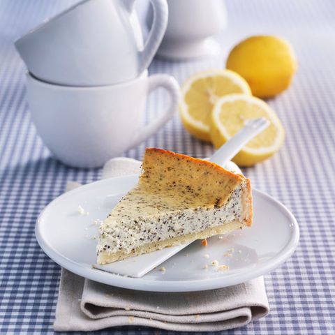 Mohn-Zitronen-Cheesecake