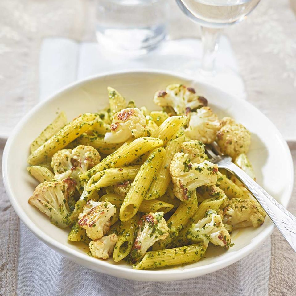 Vegetarische Pasta Essen Und Trinken