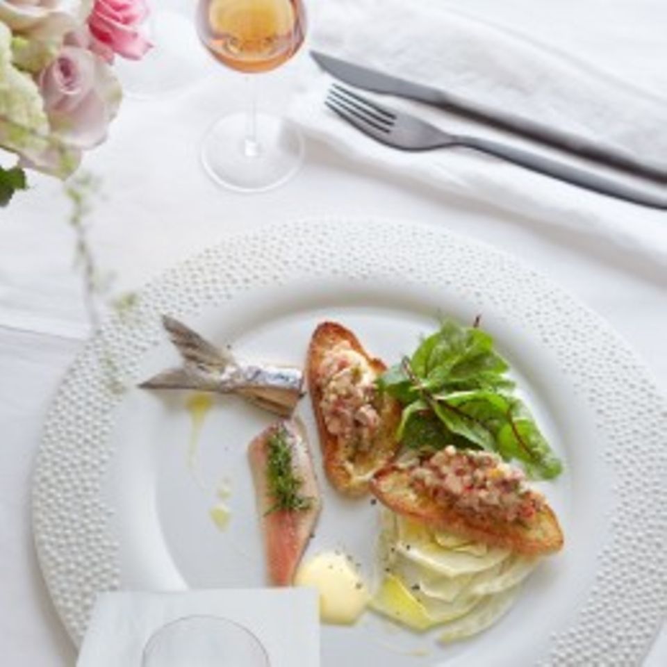 Vorspeisen mit Fisch