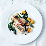 Saltimbocca mit chinesischem Brokkoli