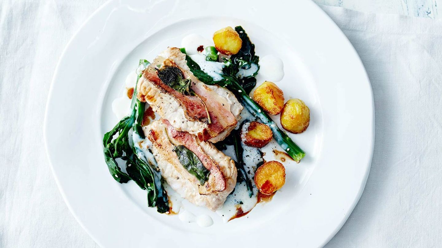 Saltimbocca mit chinesischem Brokkoli Rezept
