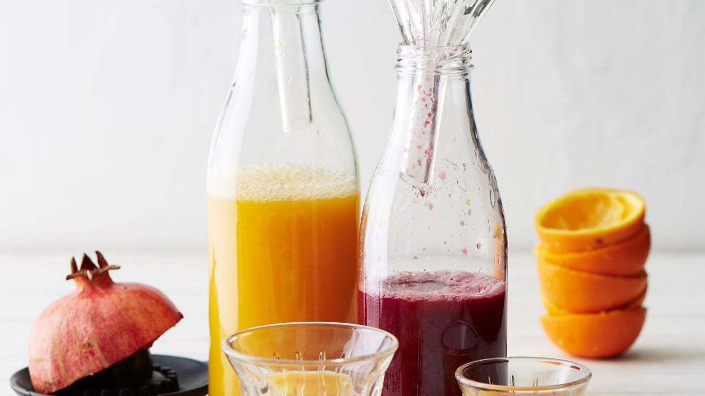 Orangen-Granatapfel-Saft Rezept