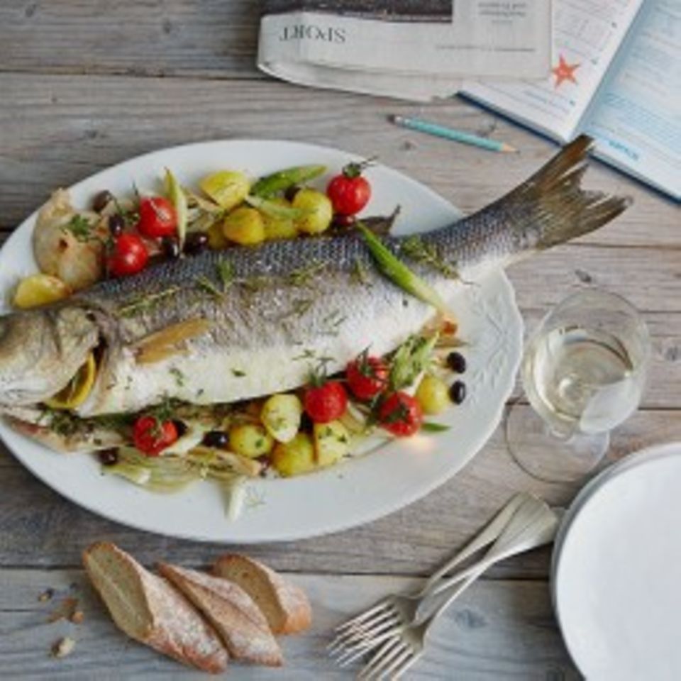 Rosmarin mit Fisch