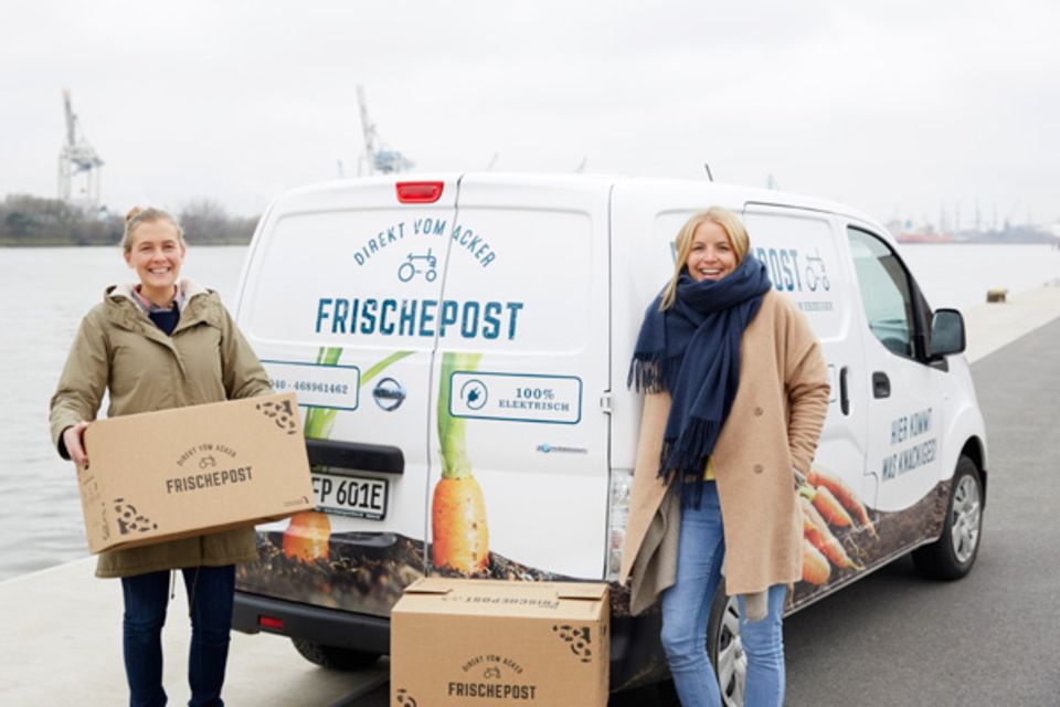 Frischepost Gründerinnen Eva Neugebauer und Juliane Eichblatt Frischepost Gründerinnen Eva Neugebauer und Juliane Eichblatt