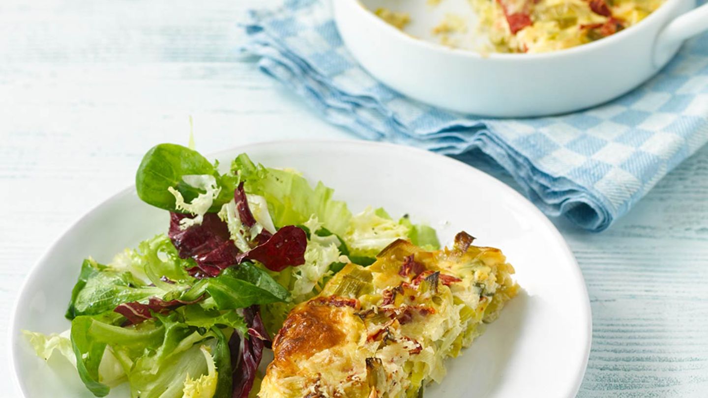 Ricotta-Lauch-Quiche Rezept