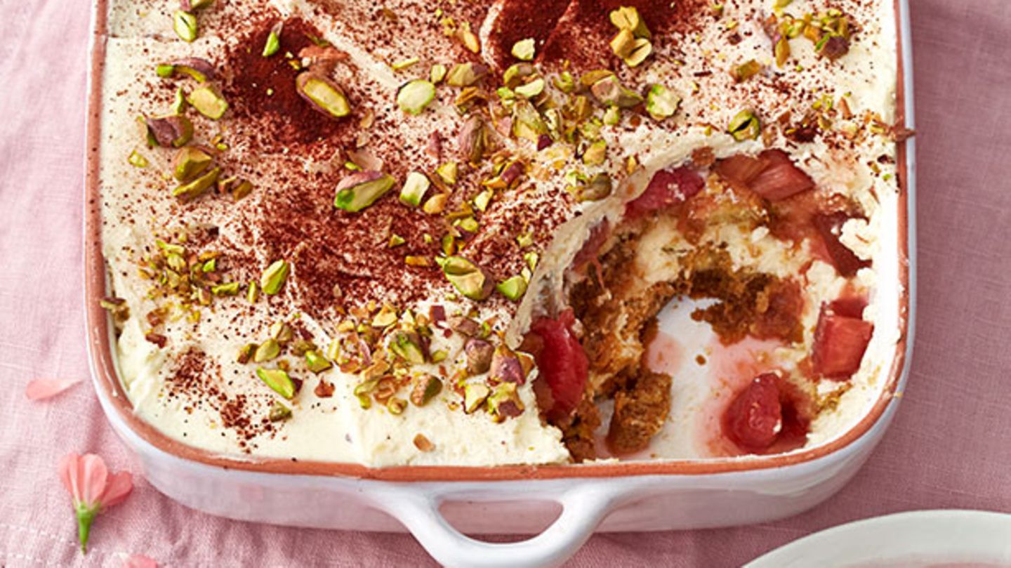 Rhabarber-Tiramisu Rezept