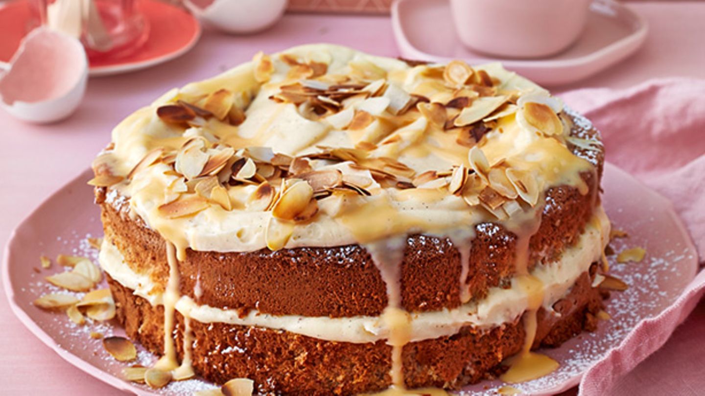 Schwedische Mandeltorte mit Eierlikör Rezept