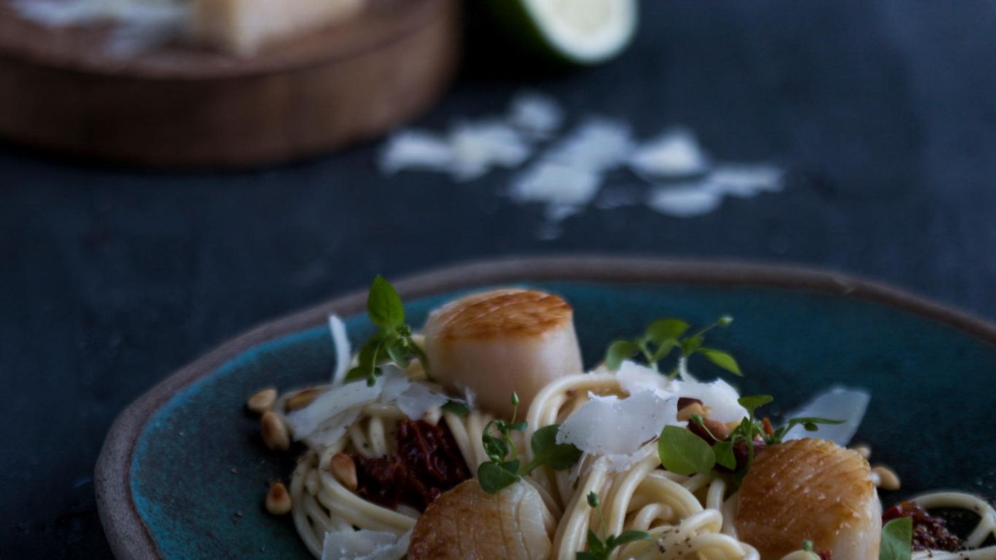Pasta mit Jakobsmuscheln Rezept