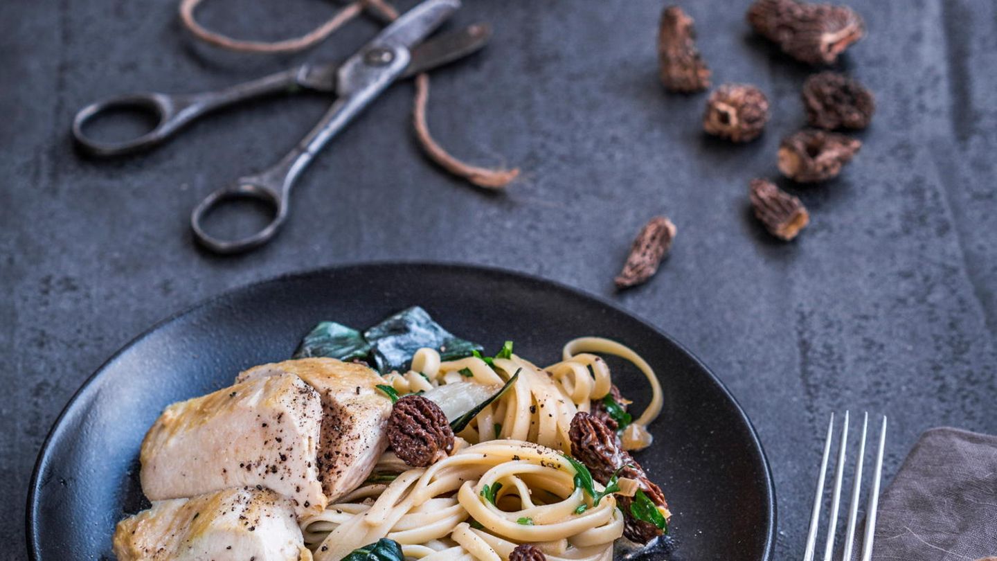 Linguine mit Maishänchenbrust Rezept