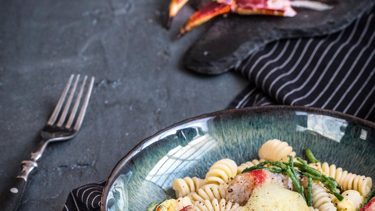 Fusilli mit Königskrabben Rezept
