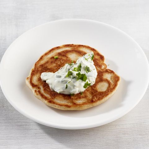 Blini mit Rauke-Creme