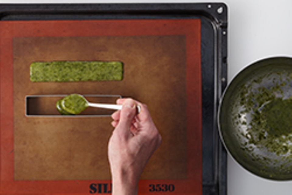 Zubereitung Matcha-Cracker