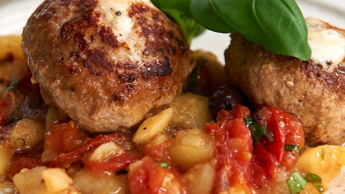 Gefüllte Kalbfrikadellen Rezept